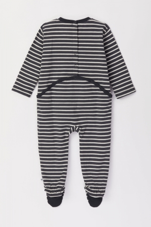 Baby romper Walt Wijze Uil GRIJS