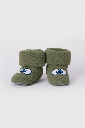 Pantoffels KAKIGROEN