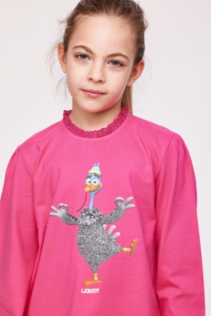 Pyjama Gudrun Kalkoen FUCHSIA