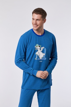 Herenpyjama Ijsbeer BLAUW