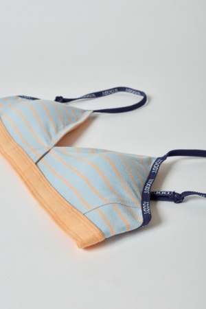 Woody Teenage bra, gestreept BLAUW