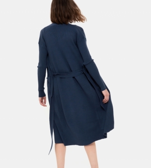 Cardigan lange mouw DONKERBLAUW
