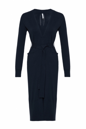 Cardigan lange mouw DONKERBLAUW