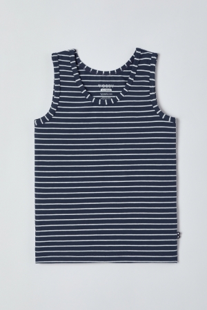 Woody jongens singlet BLAUW