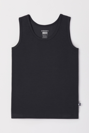 Woody jongens singlet BLAUW