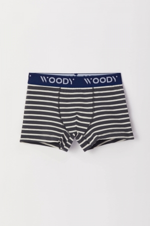 Woody jongens short, duo pak BLAUW