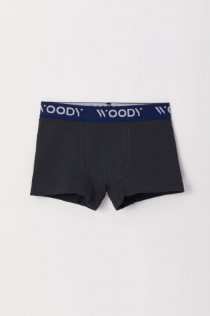 Woody jongens short, duo pak BLAUW