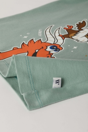 Babypyjama Walt Wijze Uil OLIJFGROEN
