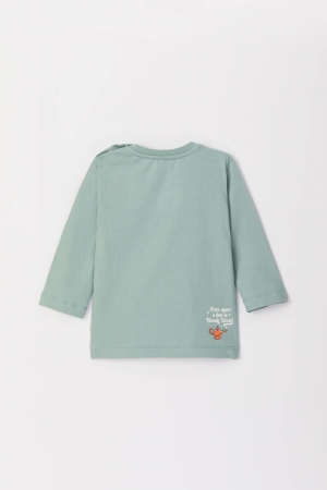 Babypyjama Walt Wijze Uil OLIJFGROEN