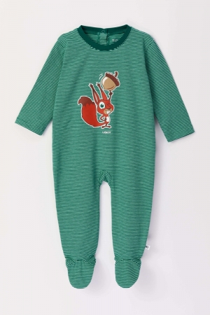Baby romper Eekhoorn Erik GROEN