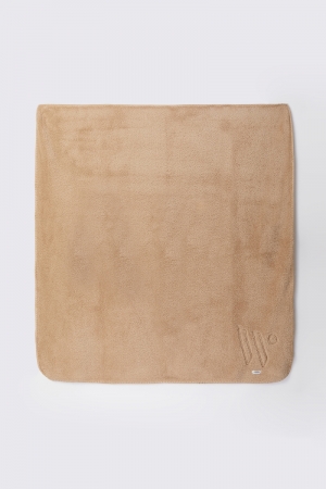 Plaid fleece BEIGE