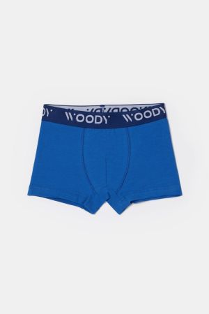 Woody jongens short, duo pak BLAUW