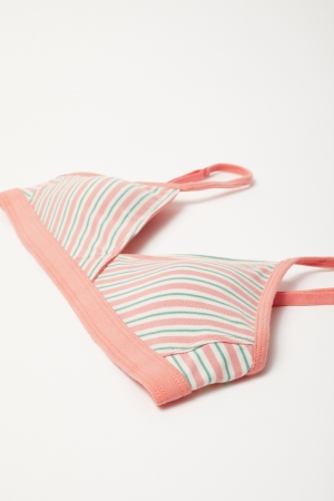 Woody Teenage bra, gestreept MEERKLEURIG