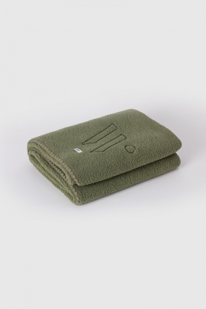 Plaid fleece KAKI