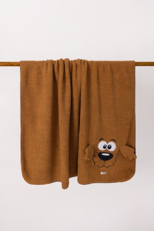 Plaid fleece hond BRUIN
