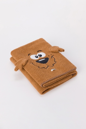Plaid fleece hond BRUIN