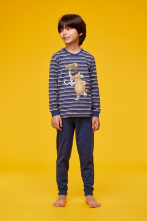 Jongenpyjama Knut Mammoet BLAUW