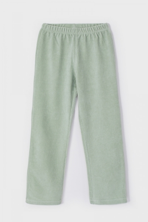 Pyjama velours Knut Mammoet PASTELGROEN