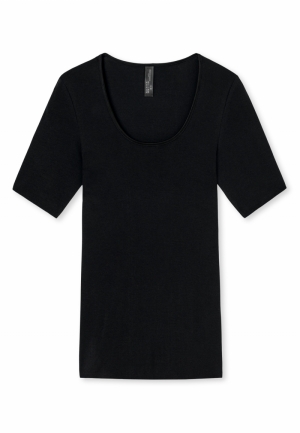 Luxury shirt korte mouwen ZWART