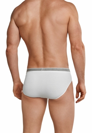 Selected Premium Retro Rib sli WIT