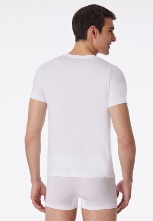 Long Life Soft V-hals WIT
