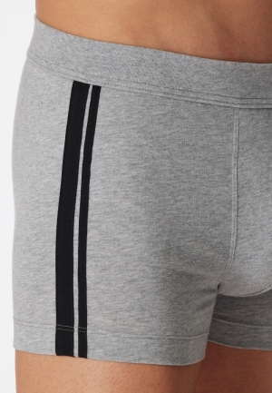 Shorts 3-pack biokatoen GRIJS