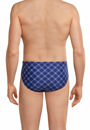 Heren zwemslip Nautical Casual BLAUW