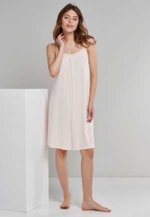 Nachthemd met spaghettibandjes SOFT ROSE