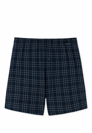 Boxershort fijne interlock met DONKERBLAUW
