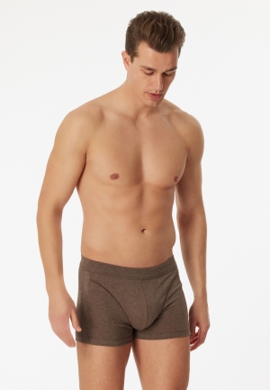 Short biologisch katoen TAUPE
