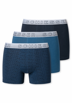 Jongens shorts 3-pack BLAUW