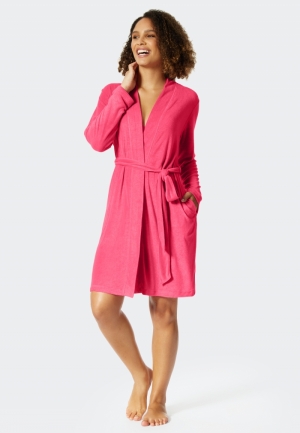 Kamerjas in lichte badstof ROZE