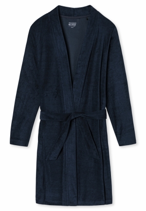 Kamerjas in lichte badstof NIGHTBLUE