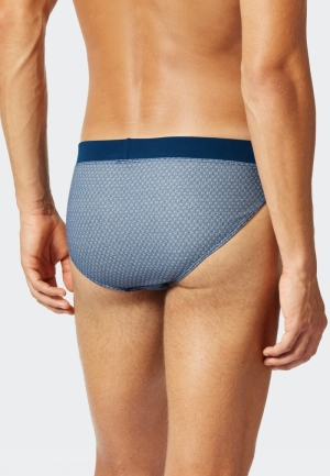 Slip Fine Interlock BLAUW