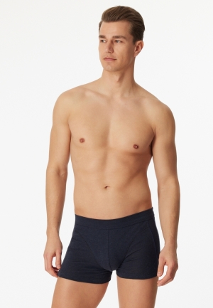 Short biologisch katoen Blauw