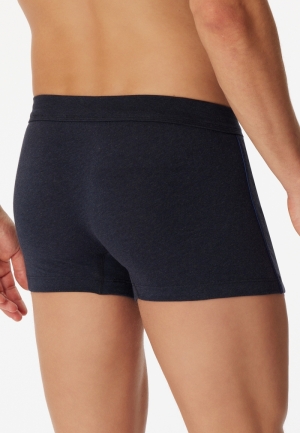 Short biologisch katoen Blauw