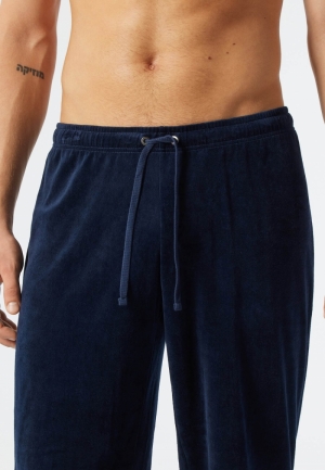 Warme pyjama gestreept BORDEAUX