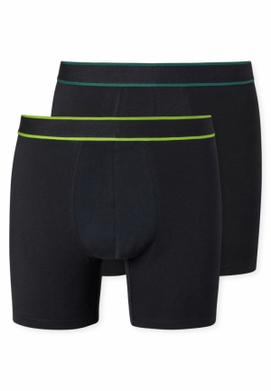 Cyclist, long shorts, 2-pack ZWART