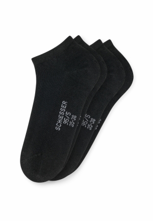Damessneakers Organic Cotton ZWART