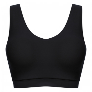Soft Stretch Padded Top ZWART