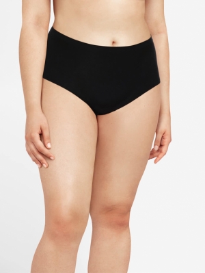 Soft stretch hipster XL-4XL ZWART