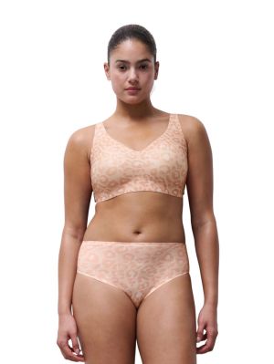 Soft Stretch High Waist Briefs LEO BLUSH
