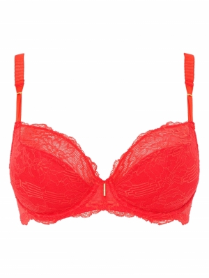 Waltz bh met beugel ROOD