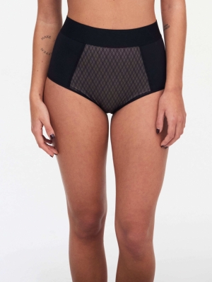 Smooth Lines slip hoge taille ZWART