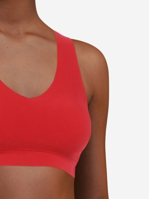 Soft Stretch Padded Top POPPY RED