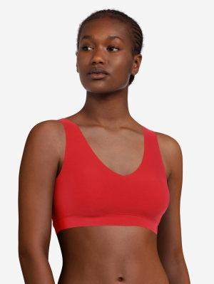Soft Stretch Padded Top POPPY RED
