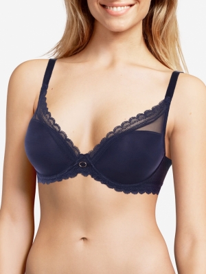 Parisian Allure plunge t-shirt SAFFIER
