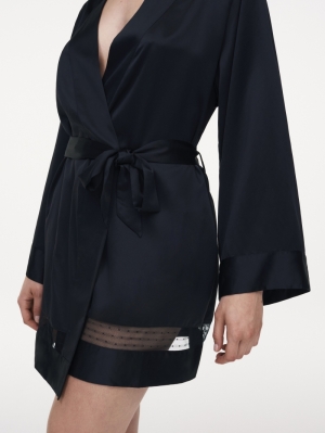 New Romance kimono ZWART