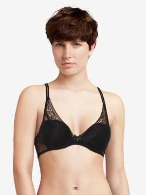 Alto plunge t-shirt bh ZWART