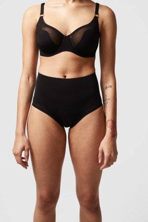 Pure Light hoge taille slip ZWART